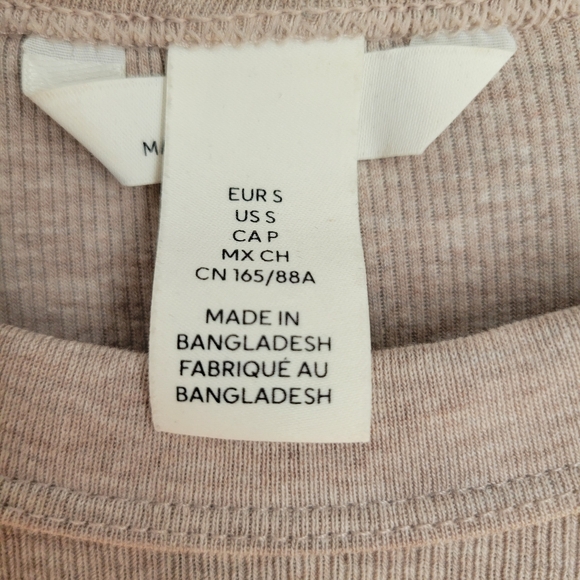 H&M Mama ribbed maternity top - Picture 3 of 5